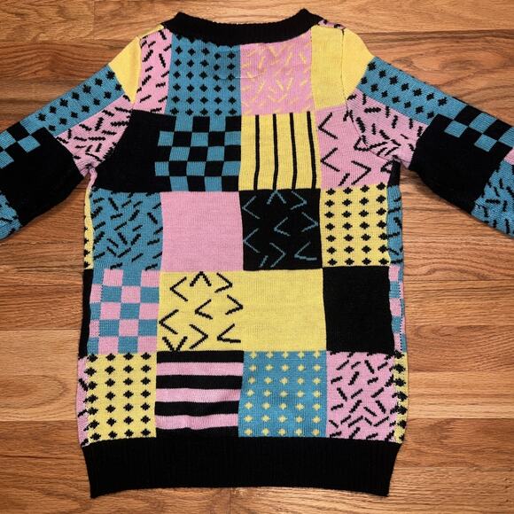 Tipsy Elves Sportswear Women’s Size Small Sweater Quilt Pattern Ski Snowboard - Picture 3 of 12